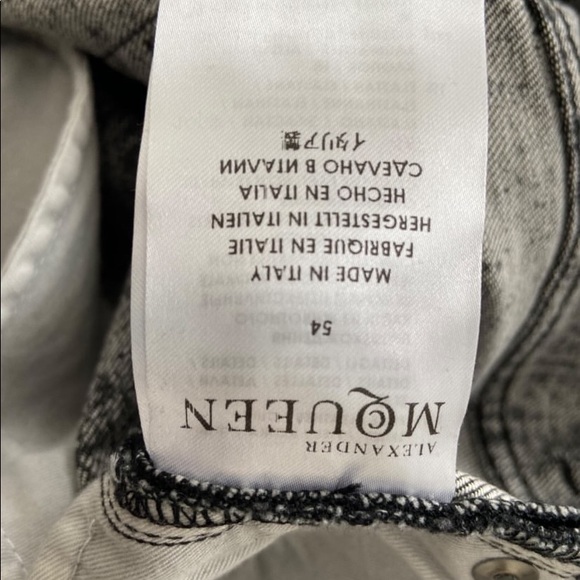 Alexander McQueen Black denim Jeans - Picture 5 of 7